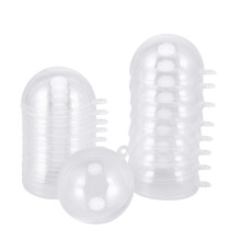 10Pcs Durable Plastic Ball Ornaments Fillable Hanging Ball Decor Set