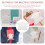 2Pcs Blank Graduation Cap Diy Note Cards With Lip Balm Pouches 11