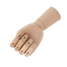 Flexible Wooden Hand Model for Drawing Sketching Painting Small Right Hand