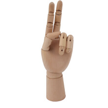 Moveable Wooden Hand Manikin for Artists - Left Hand Small 7116A 0101