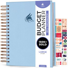 Planificator de buget inteligent Fox ?i organizator lunar de factura cu buzunare. Cheltuity Tracker Notebook Bugeting Journal ?i Planificator fin