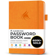 Clever Fox Password Book with tabs. Internet Address and Password Orga