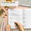 Libro delle password Clever Fox con schede. Indirizzo Internet e password Orga 3