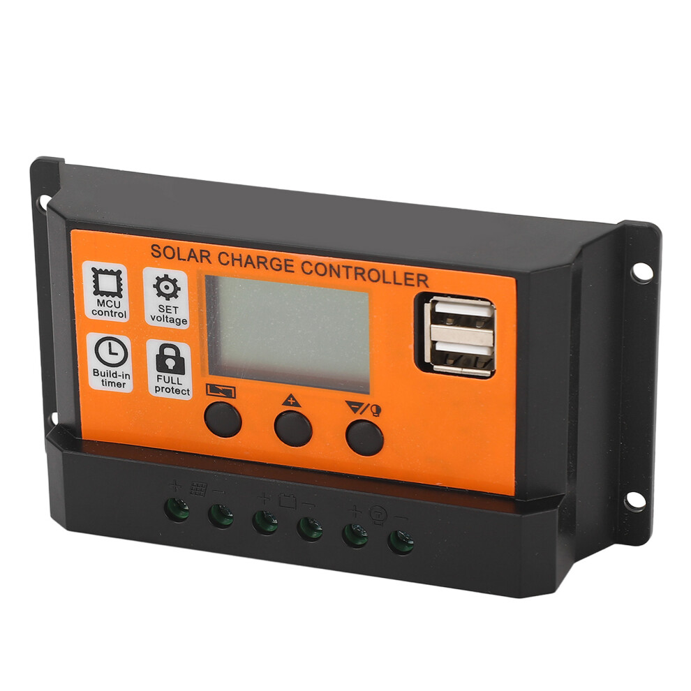 Solar Charge Controller Lcd 12V/24V 20A Regulator With Usb 9381351823236