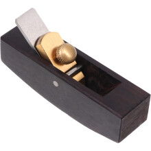 Generic Wooden Leather Splitter Hand Planer Portable Leather Thinner Tool for Crafting Blades for Smoothing Edges and Polishing and Finishing Tasks