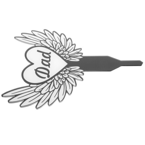 Cemetery Memory Stake Friedhof Stab Garten Schild Dekoration