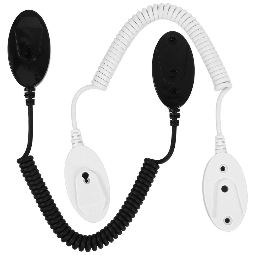 2Pcs Universal Remote Control Holder With Adhesive Hooks 3351196629528