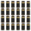50Pcs Black Plastic Shrink Tops with Heat Seal 2