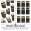 50Pcs Black Plastic Shrink Tops with Heat Seal 10