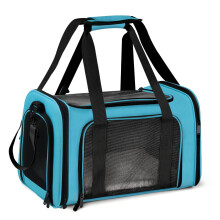 Transportadora Henkelion para Gatos e Cães até 15 Lbs, Aprovada por Companhias Aéreas, Azul