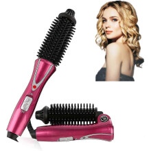 Electric curling iron, curling comb, professional anti-scald heated curling brush, instant heat curling iron, instant heat styling brush