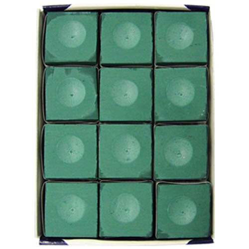 Silver Cup Billard-/Pool-Queue-Kreidebox, grn, 12 Wrfel 2