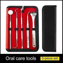 (Style D) Mirror, Sickle, Tartar Remover, Toothpick Spatula, Laboratory Equipment, Dentist Gift, Oral Care, Tooth Cleaning Tools