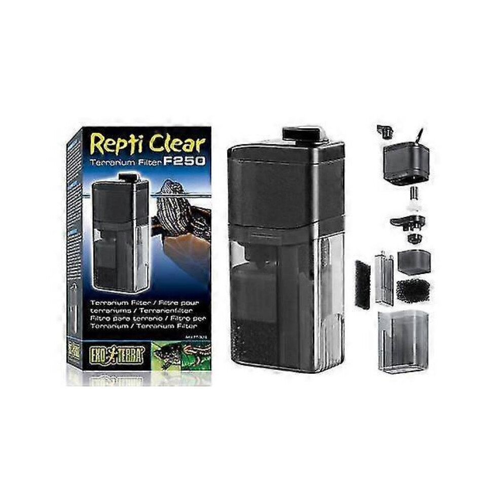 (F350)Exo Terra Filter for Terrarium Repti Clear