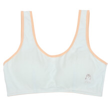 1Pc Breathable Cotton Bra No Wire Seamless For Girl Sky Blue 85A