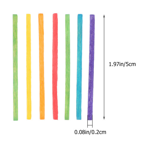 Practical Children'S Handmade Ice Cream Sticks Materials Pack 1