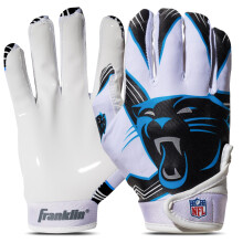 Franklin Sports Carolina Panthers Manu?i pentru receptori de fotbal NFL pentru tineret - Manu?i pentru receptori pentru copii - Sigle ale echipei