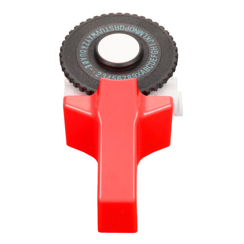 Mini Portable Embossing Label Maker - Red, Handheld, DIY Craft Tool
