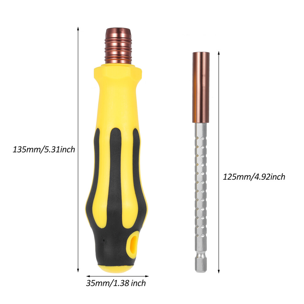 Multi-Purpose Chrome-Vanadium Screwdriver Set With 35 Bits And Compact Storage 7691351826765