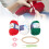 Knitter Loom Set for Socks, DIY Knit Yarn, Includes Crochet Hook 1