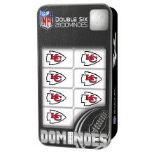 MasterPieces NFL Kansas City Chiefs Double Six Collector Edition Dominospel voor kinderen vanaf 3 jaar