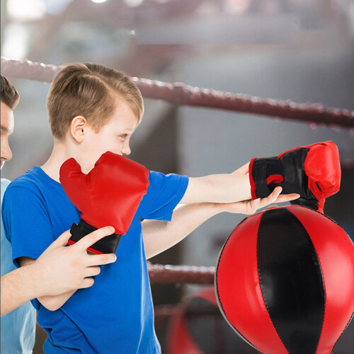 Kinder-Boxsack mit Saugnapf-Basis für das Training im Heim-Workout 2
