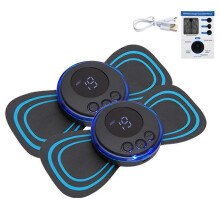 (2 Neck Massage) Electric EMS Foot Massager Pad Feet Acupoints Muscle Stimulation Improve Blood Circulation Relief Pain Relax Massage Mashine