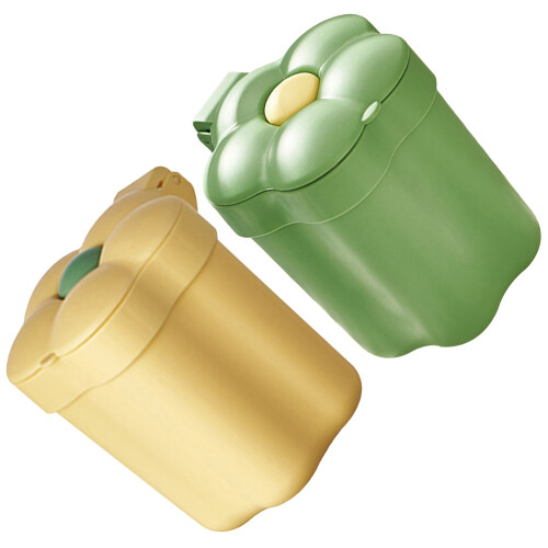8 Tischmüllbehälter Blumenform Mini Mülleimer 2