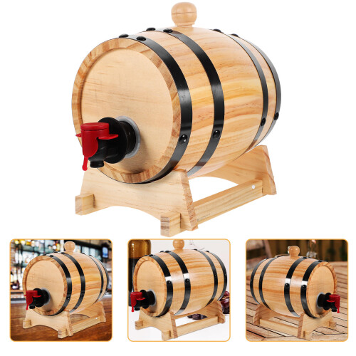 Juego De Barril De Madera Para , 1 L 2