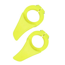 1 Pair Yellow Horn Bike Thumb Rest for Mountain and Fixed Gear Bikes