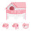 Two-Storey Hamster House Small Pet Hideout Playing Nest 5