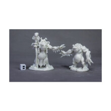 Reaper Miniatures REM77520 Deep One Priest & Servitor Bone Figur