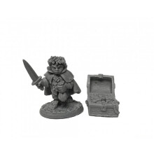Reaper Miniatures REM07004 Dungeon Dwellers - Stitch Thimbletoe Halfling Thief