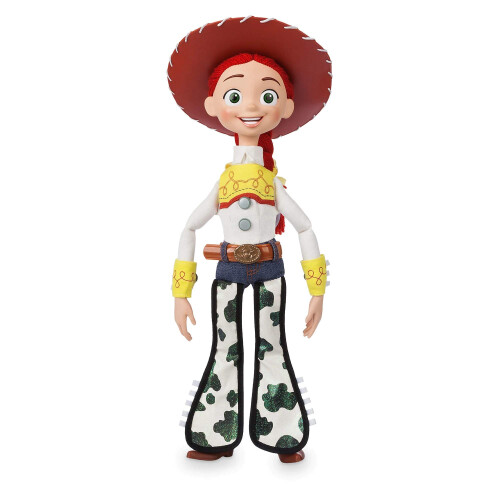 Disney Disney Store Official Jessie Interactive Talking Action Figura de Toy Story 15 polegadas apresenta mais de 10 frases e sons em ingl   s interage co