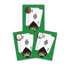 Moje stieracie karty Casino Night Stieracie karty pre p rty, balenie 26 hazardn ch hier (Blackjack)