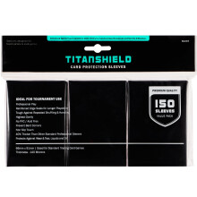 TitanShield (150 bustine Earth Brown) compatibili con i giochi da tavolo di dimensioni standard MTg Magic The Gathering Pokemon Lorcana e carte c