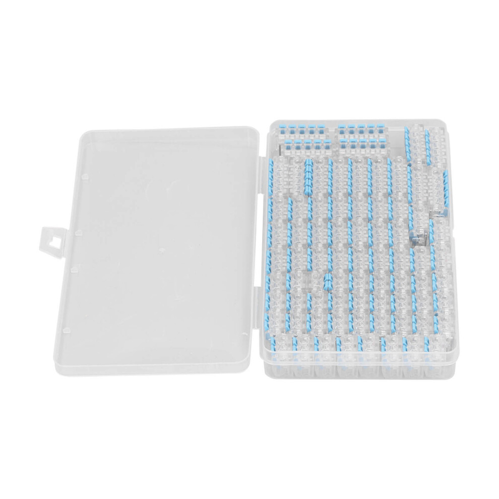 75Pcs Blue Lever Wire Connector Set, 32A, 0.5-4.0Mmâ² 8101351829479
