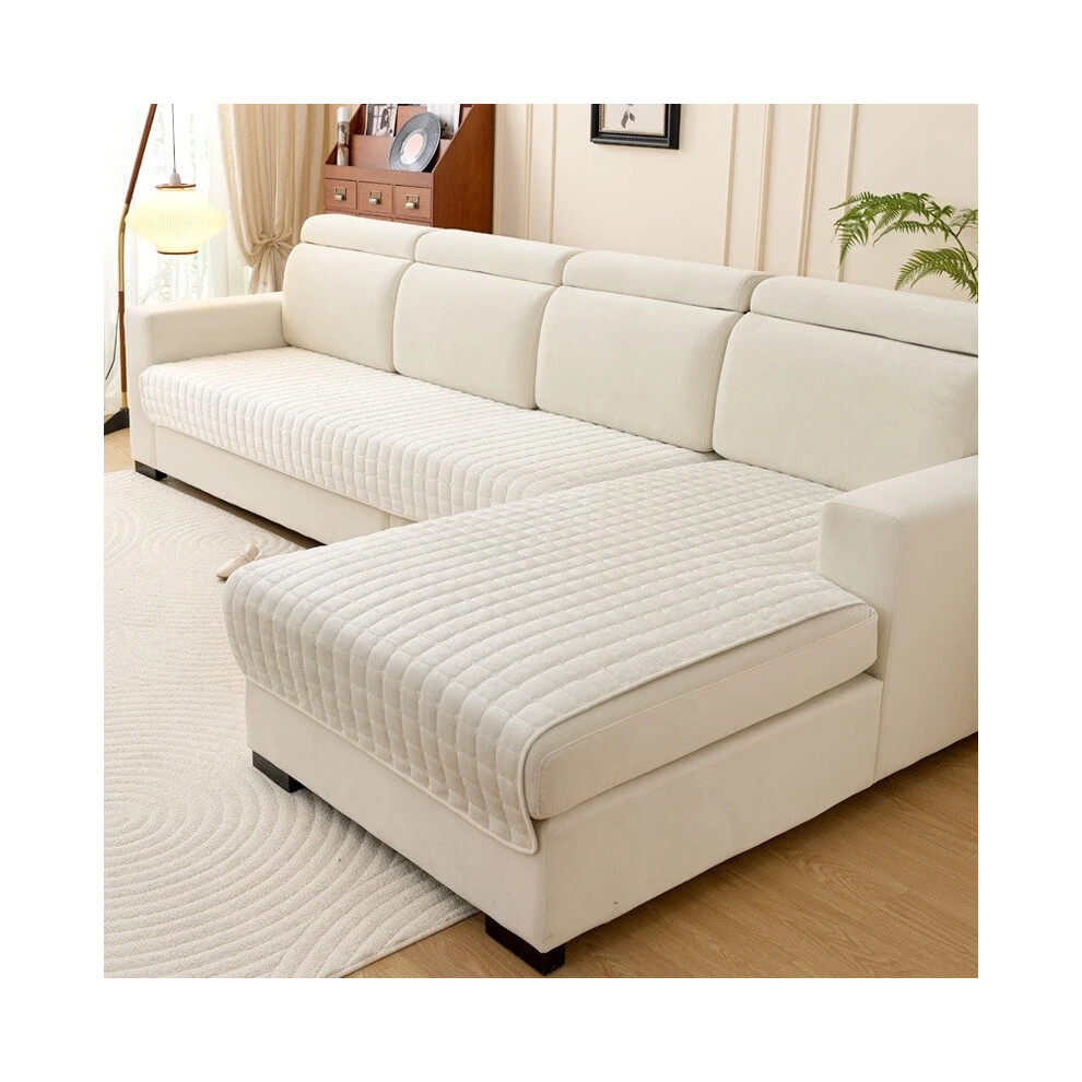 (White, 90*210cm) Universal Unicolor Sofa Cover Sofa Covers Sofa Shoner Sofa Cover Non-Slip-image-OPC-PKW85HQ-NEW