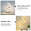 -Dimmende LED-Tischlampe Mit EU-Stecker 8