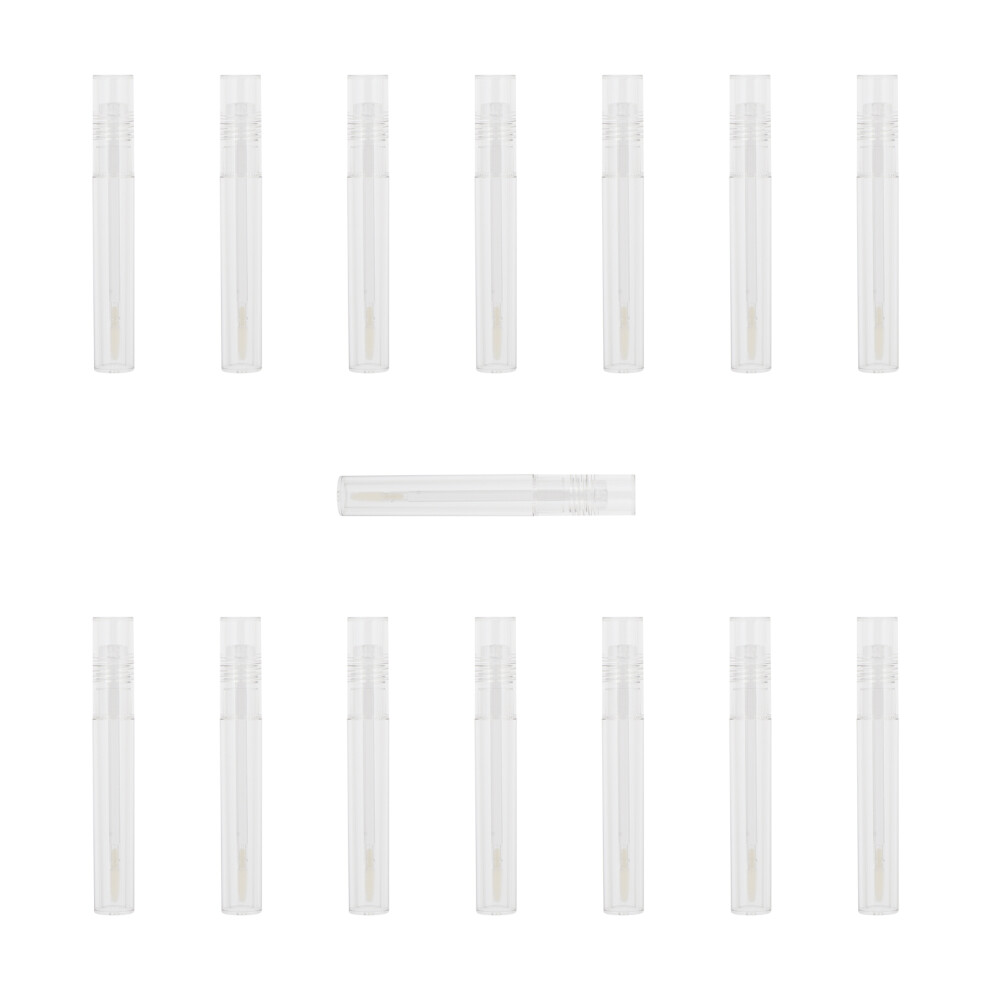 Artibetter 15Pcs Empty Lip Gloss Tubes Transparent Containers For Lip Balm