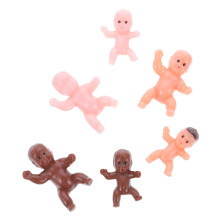 60 Pcs Mini Plastic Babies For Water Break Baby Shower Party Keepsake