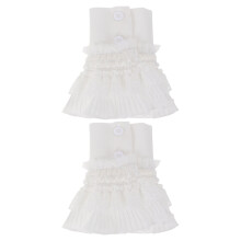 One Pair Of Diy Lace Fake Sleeve Cuffs For Women