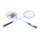 Paar langlebige Sport Badminton Schläger 12