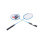 Paar langlebige Sport Badminton Schläger 3