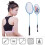 Paar langlebige Sport Badminton Schläger 5