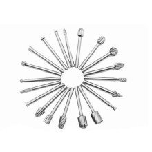 20PCS Drill Bits Tool for Dremel Set Steel Rotary Burrs High Speed Wood-Carving
