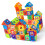 House Block Toy 140pcs, 5x5.5cm, 46 Window Board 12