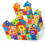 House Block Toy 140pcs, 5x5.5cm, 46 Window Board 11