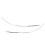 2pcs Chrome Front Bumper Lower Molding Trim for Benz C‑Class W204 16