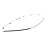 2pcs Chrome Front Bumper Lower Molding Trim for Benz C‑Class W204 10